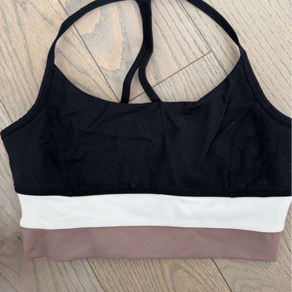Z Supply Black & White Sports Bra